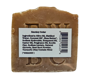 Hand Made LUXURY Glycerin Soap~Smokey Cedar