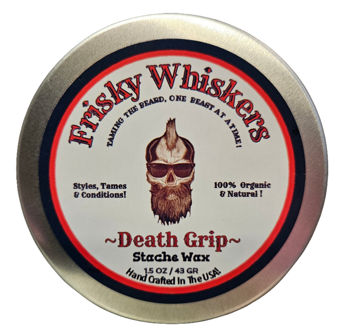 ALL NATURAL~Death Grip~Stache Wax~Unscented