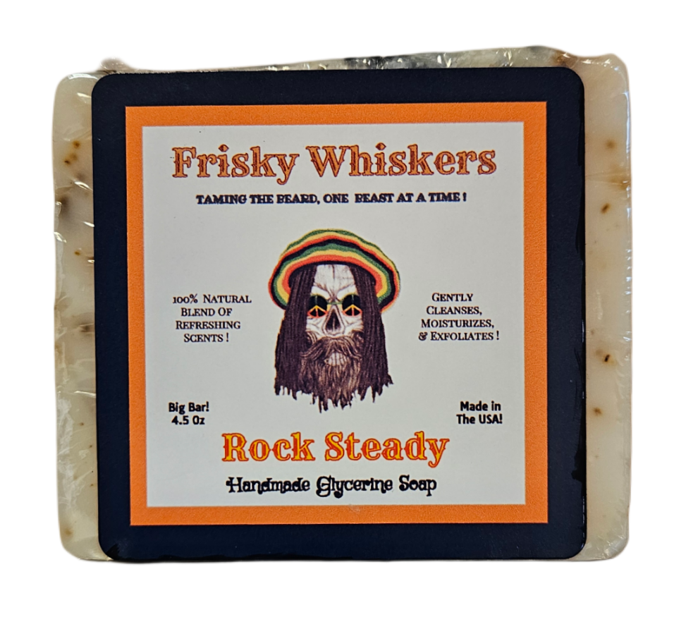 Hand Made~ALL NATURAL~LUXURY Glycerin PUMICE Soap~Rock Steady