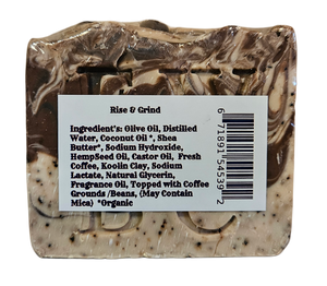 Hand Made LUXURY Glycerin Soap~RISE & GRIND (Coffee)