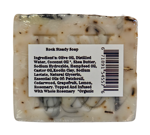 Hand Made~ALL NATURAL~LUXURY Glycerin PUMICE Soap~Rock Steady
