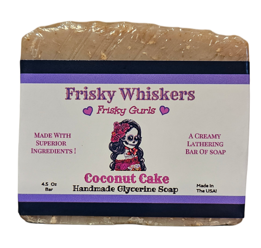 Hand Made LUXURY Glycerin Soap~Coconut Cake