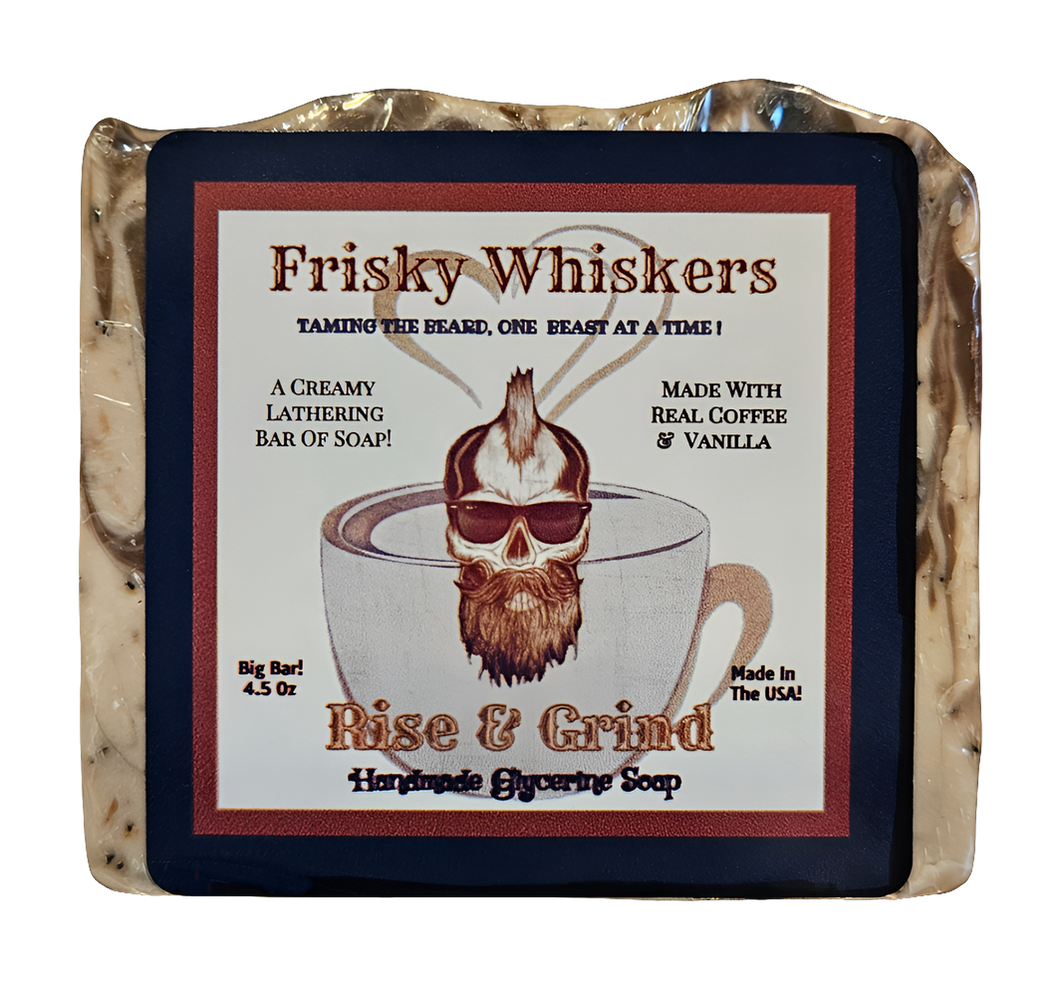 Hand Made LUXURY Glycerin Soap~RISE & GRIND (Coffee)