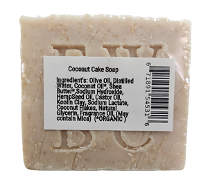 Hand Made LUXURY Glycerin Soap~Coconut Cake